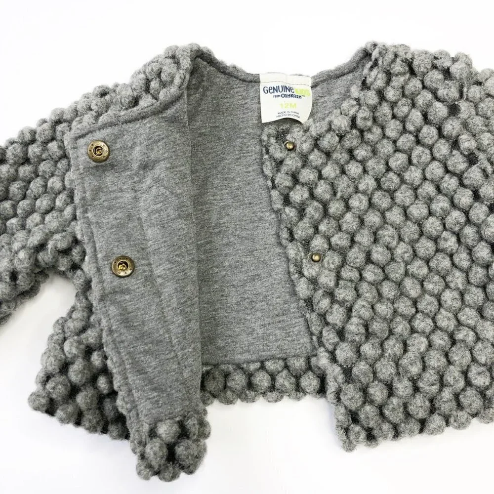 Genuine Kids Grey Bobble Jacket